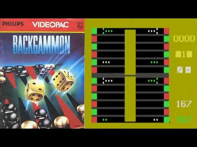 PHILIPS VIDEOPAC Backgammon gameplay and review: find out everything about this classic board game on the Philips console: JUEGOS.DE