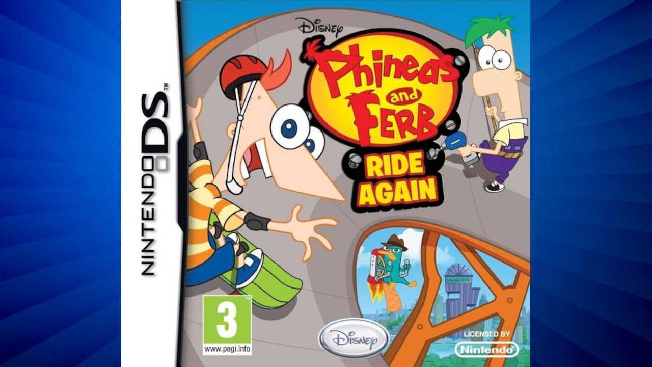 2 Disney Games: Phineas and Ferb + Phineas and Ferb Ride Again Nintendo DS
