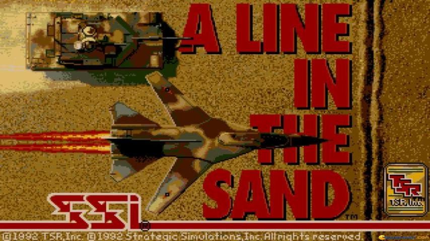 A Line in the Sand (video game) PC MSDOS