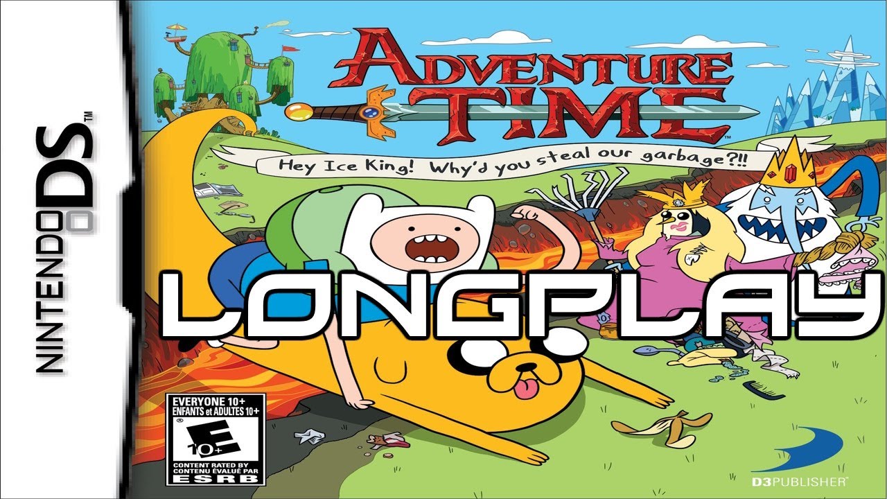 Adventure Time: Hey Ice King! Why'd You Steal Our Garbage?!! Nintendo DS