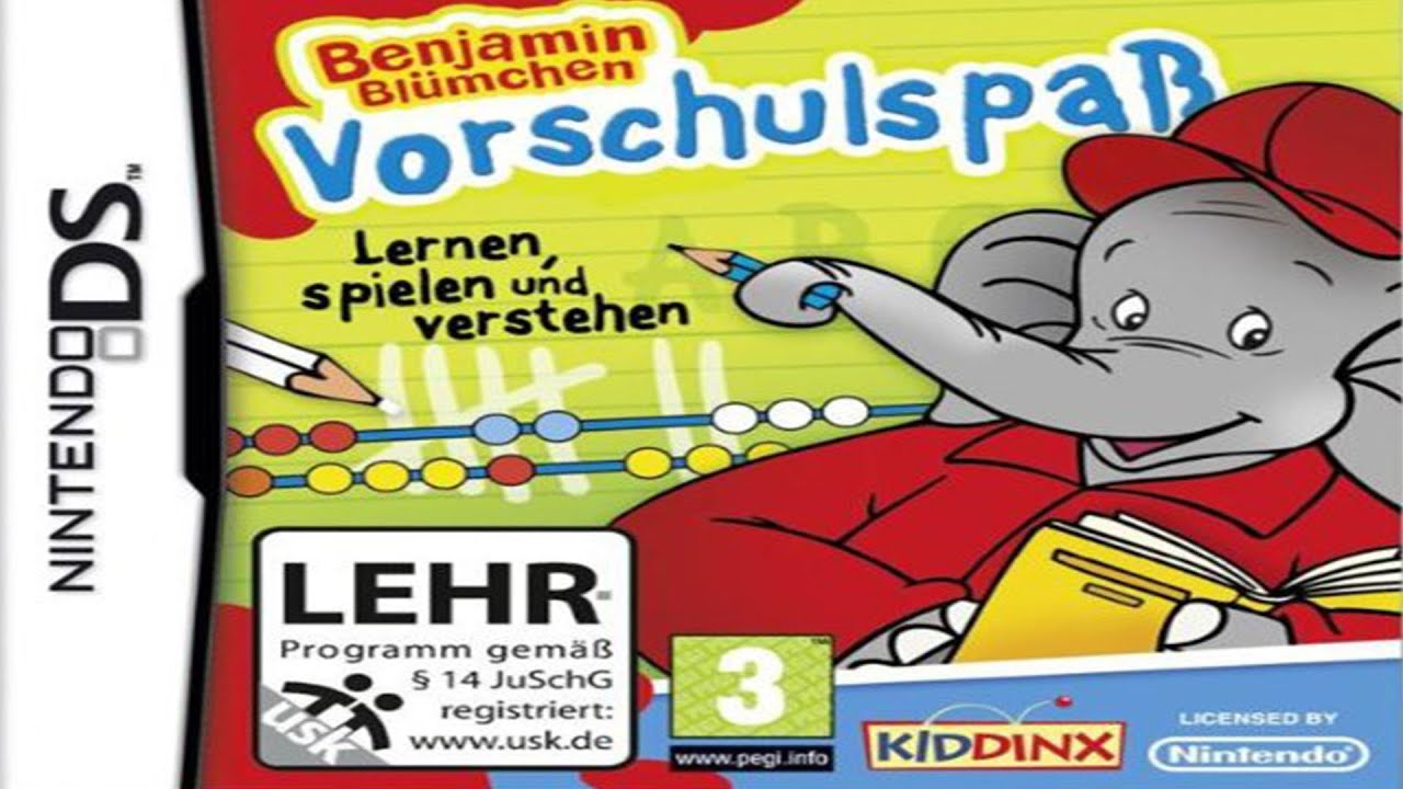 Benjamin Blumchen Vorschulspass: Lernen spielen und verstehen Nintendo DS
