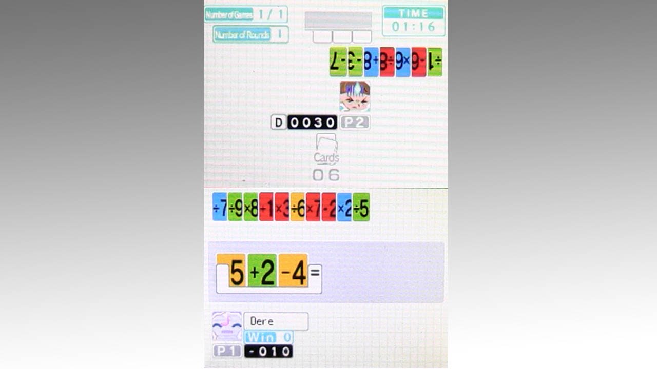 Challenge Me: Math Workout Nintendo DS