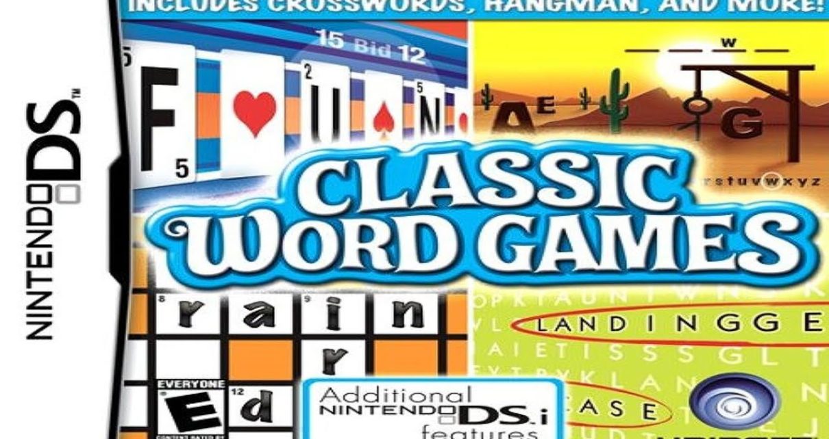 Classic Word Games Nintendo DS