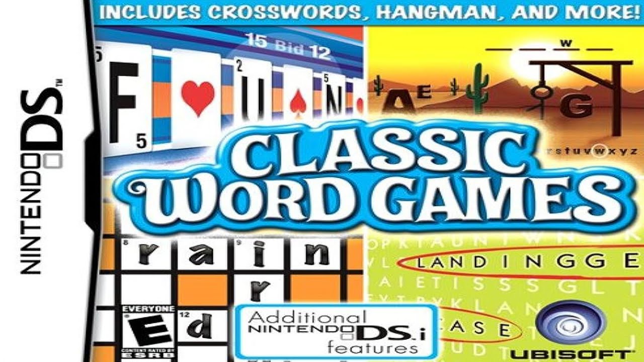 Classic Word Games Nintendo DS