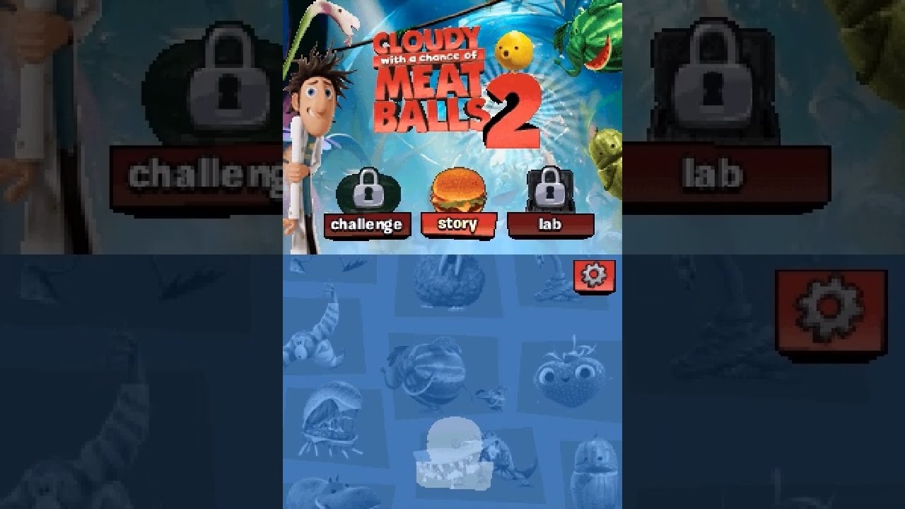 Cloudy with a Chance of Meatballs 2 Nintendo DS