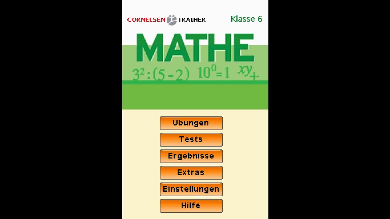 Cornelsen Trainer: Mathe Klasse 6 Nintendo DS