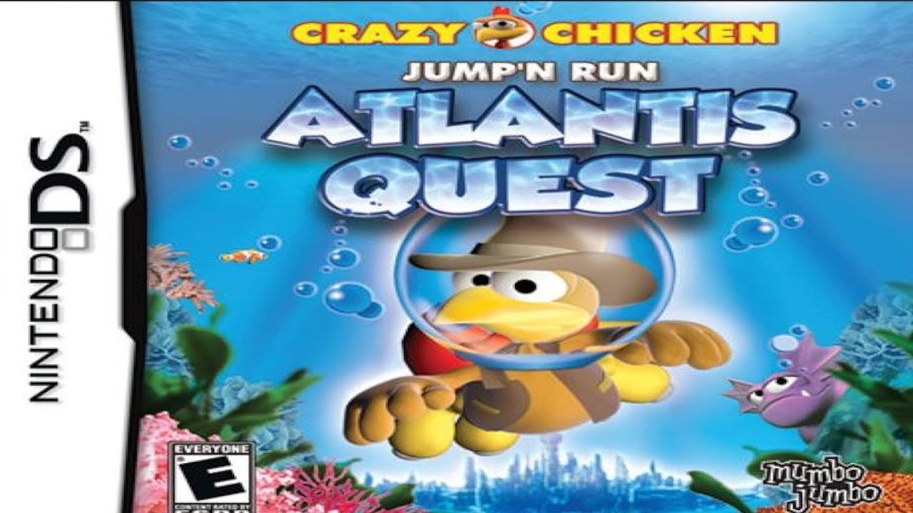 Crazy Chicken: Jump'N Run Atlantis Quest Nintendo DS