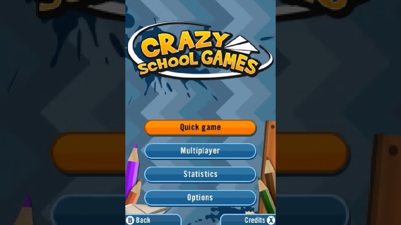 "Crazy School Games Nintendo DS