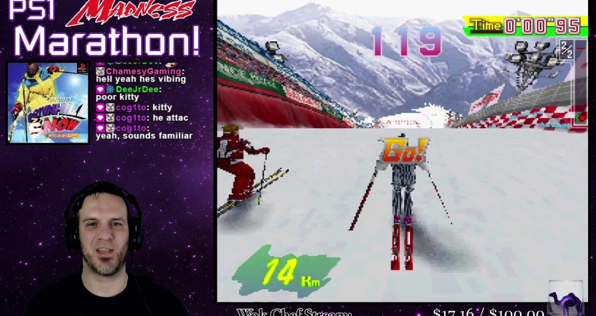 Downhill Snow PLAY STATION 1 PS1