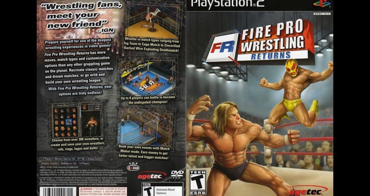 "Fire Pro Wrestling Returns PLAYSTATION 2