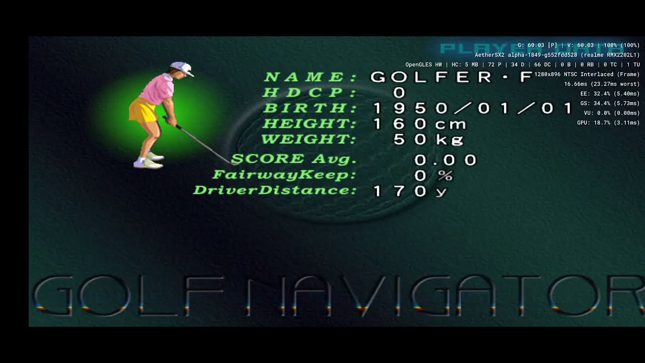 Golf Navigator Vol. 4 PLAYSTATION 2