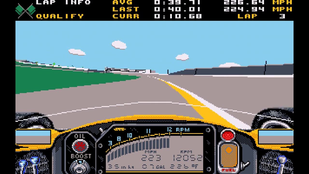 Indianapolis 500: The Simulation PC MSDOS