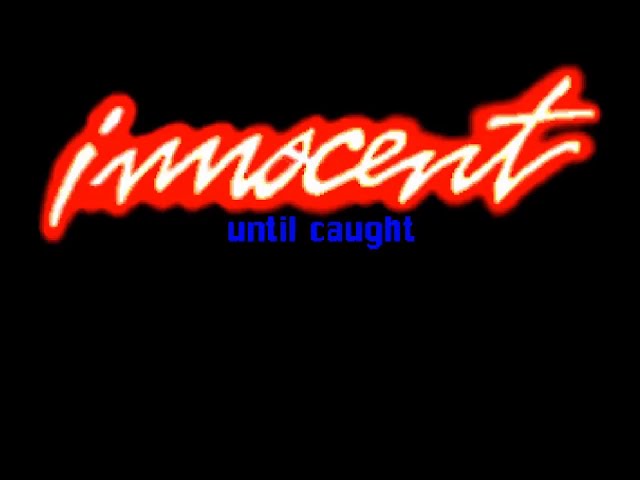 Innocent Until Caught PC MSDOS