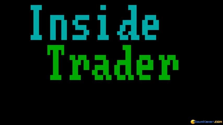 Inside Trader: The Authentic Stock Trading Game PC MSDOS