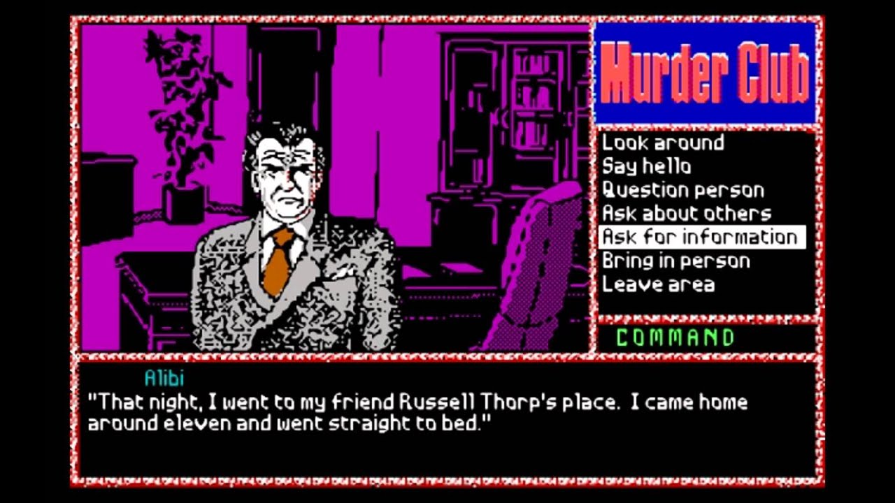 J.B. Harold Murder Club PC MSDOS
