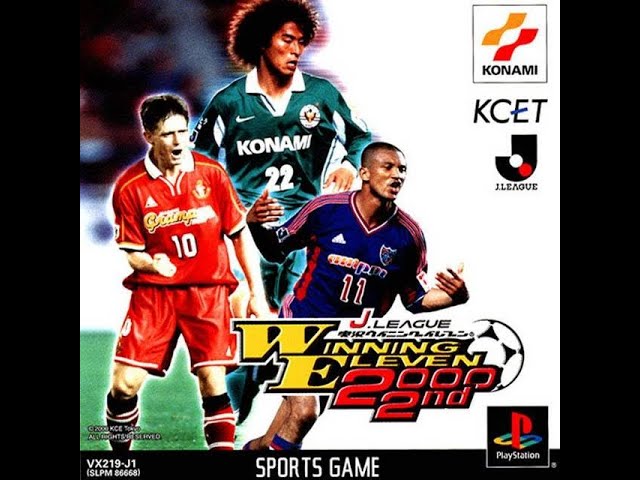 J.League Jikkyou Winning Eleven 2000 2nd PLAY STATION 1 PS1