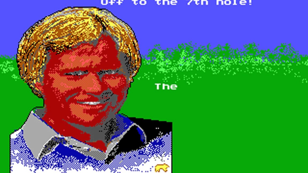 Jack Nicklaus' Greatest 18 Holes of Major Championship Golf PC MSDOS