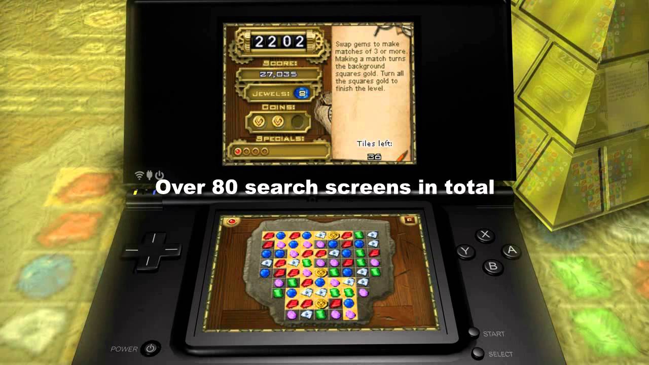 Jewel Quest Mysteries: Curse of the Emerald Tear Nintendo DS