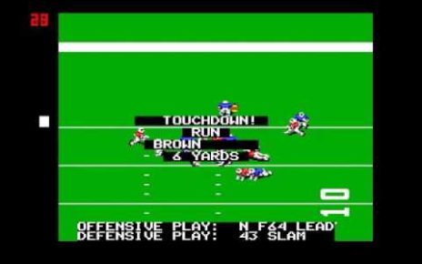 John Madden Football (1988 video game) PC MSDOS