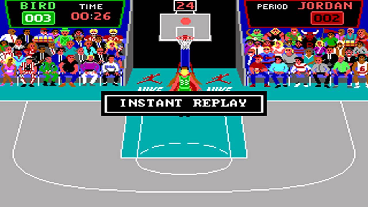 Jordan vs. Bird: One on One PC MSDOS