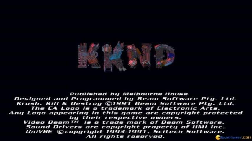 KKnD (video game) PC MSDOS