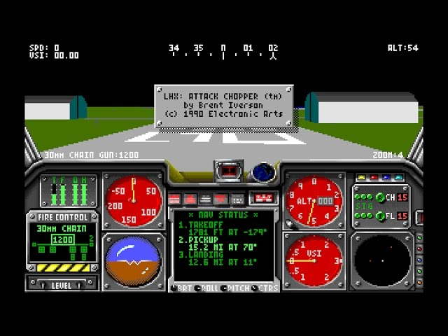 LHX Attack Chopper PC MSDOS