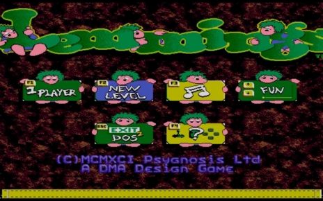 Lemmings (video game) PC MSDOS