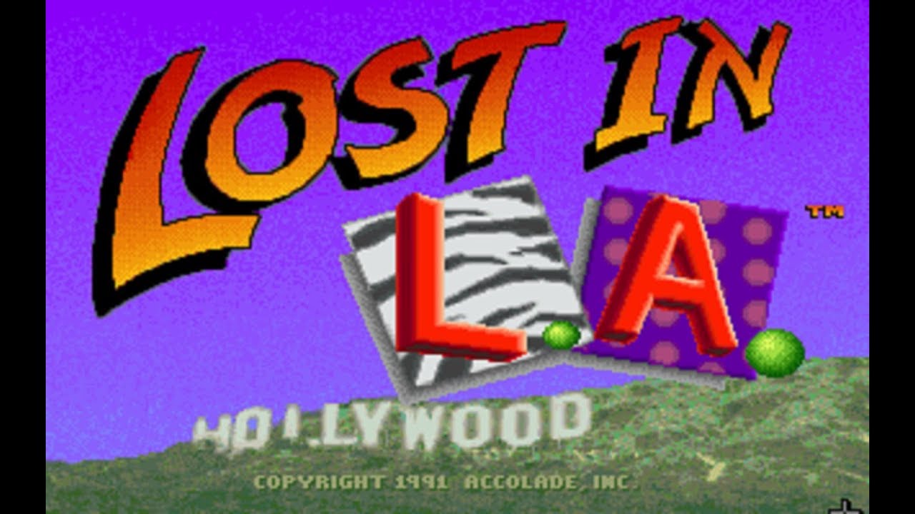Les Manley in: Lost in L.A. PC MSDOS