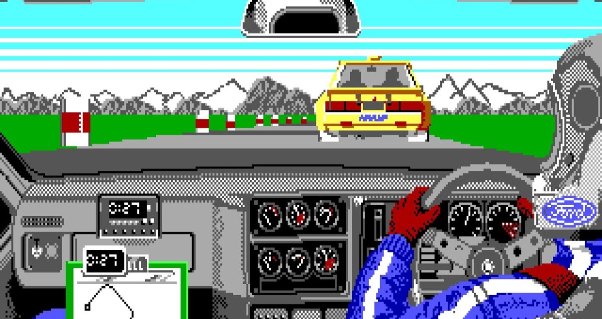 Lombard RAC Rally (video game) PC MSDOS