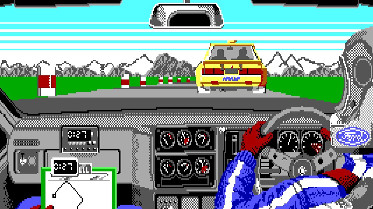 Lombard RAC Rally (video game) PC MSDOS