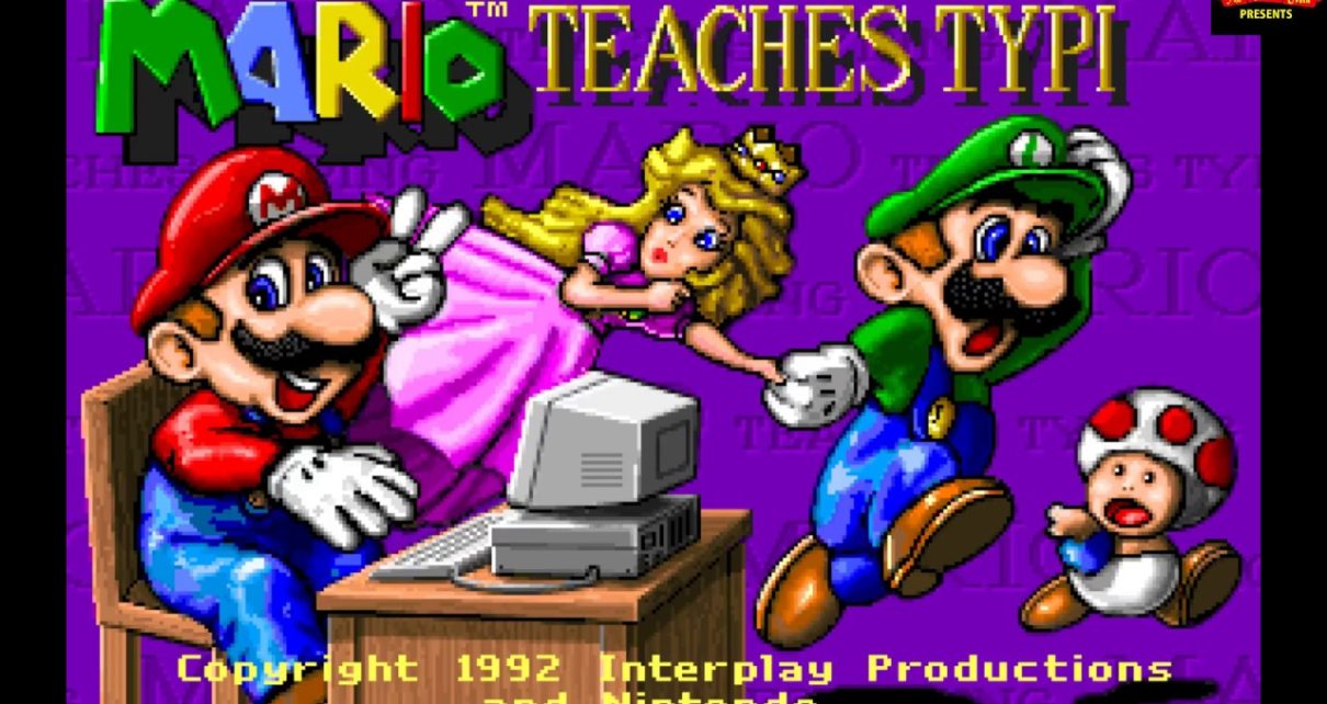 Mario Teaches Typing PC MSDOS