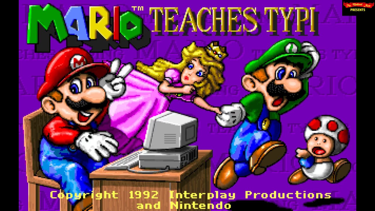 Mario Teaches Typing PC MSDOS