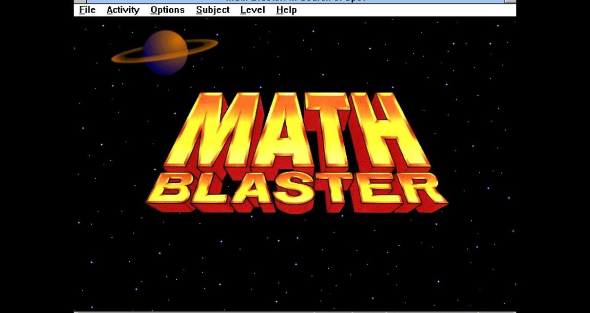 Math Blaster! PC MSDOS