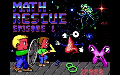 Math Rescue PC MSDOS