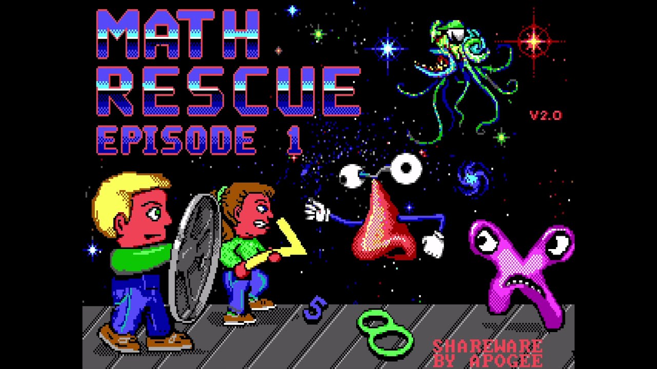 Math Rescue PC MSDOS