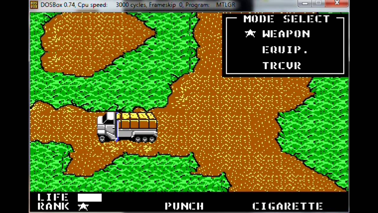 Metal Gear (video game) PC MSDOS