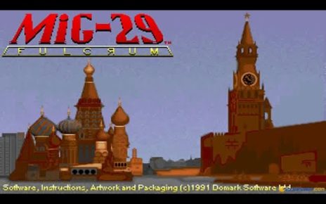 MiG-29 Fulcrum (1990 video game) PC MSDOS