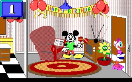 Mickey's 123: The Big Surprise Party PC MSDOS