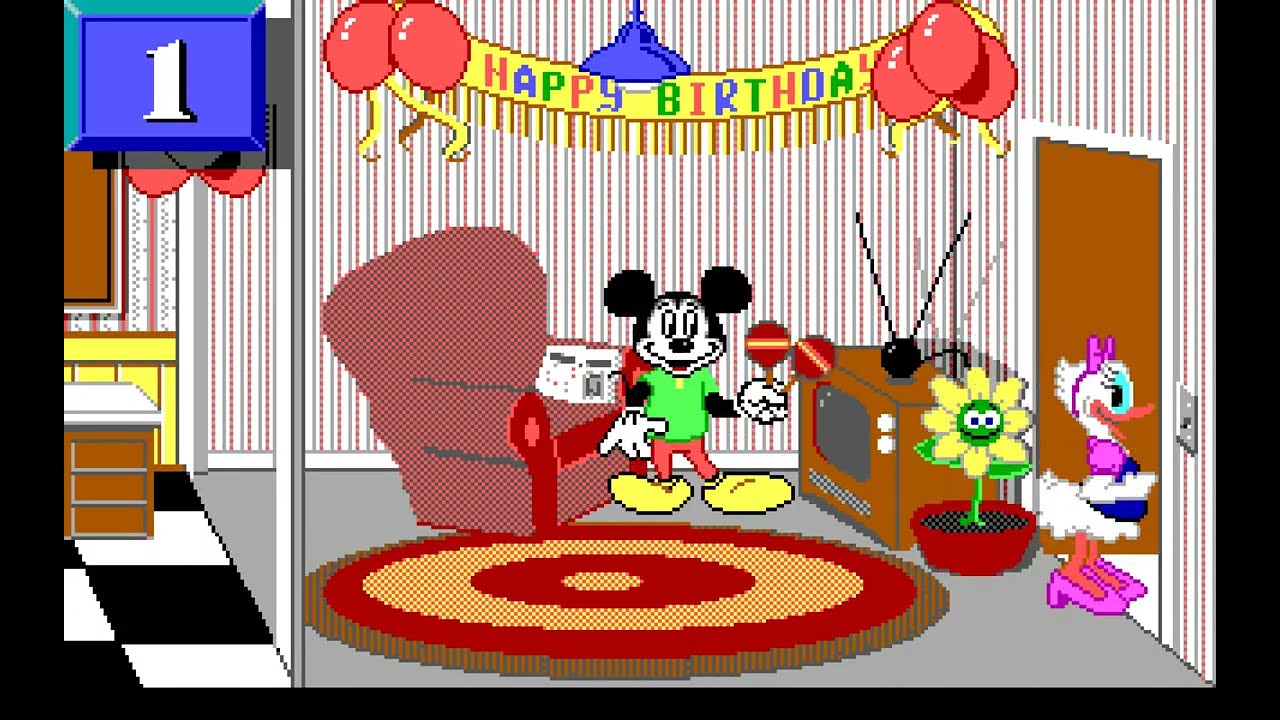 Mickey's 123: The Big Surprise Party PC MSDOS