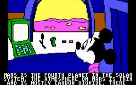 Mickey's Space Adventure PC MSDOS