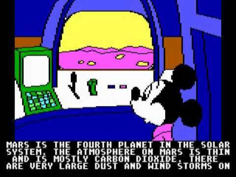 Mickey's Space Adventure PC MSDOS