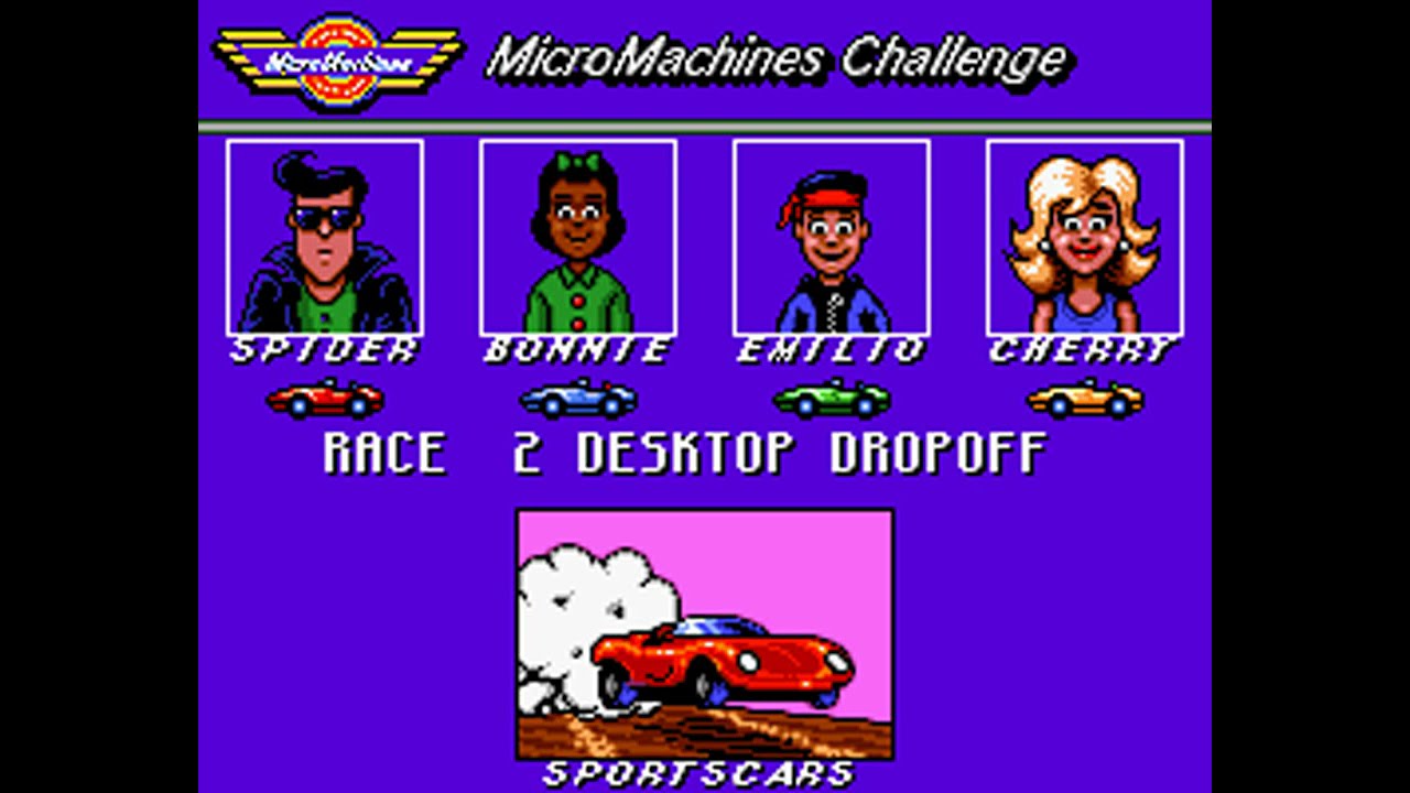 Micro Machines (video game) PC MSDOS
