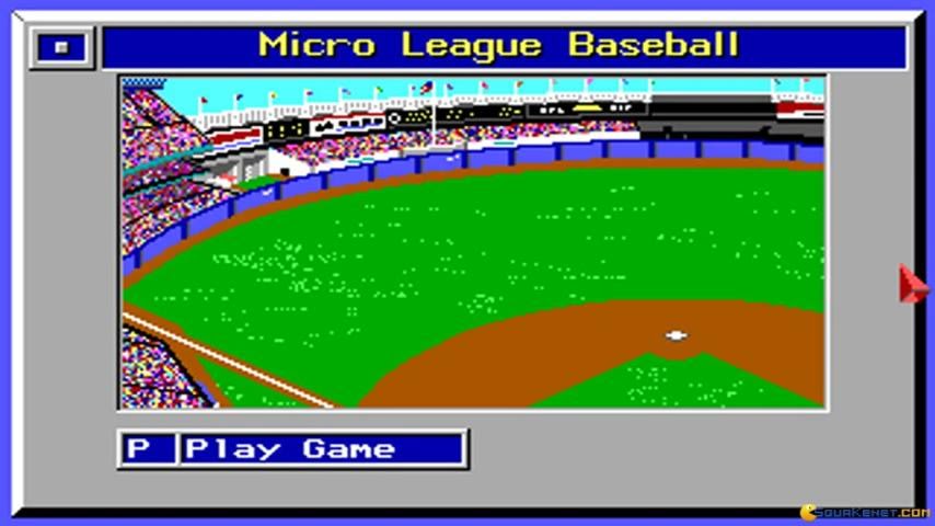 MicroLeague Baseball: The Manager's Challenge PC MSDOS