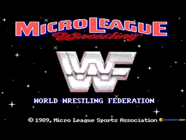 MicroLeague Wrestling PC MSDOS