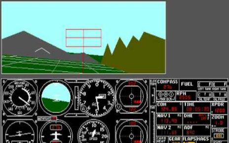 Microsoft Flight Simulator 3.0 PC MSDOS