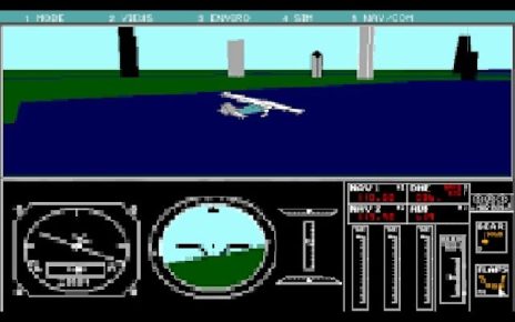 Microsoft Flight Simulator 4.0 PC MSDOS