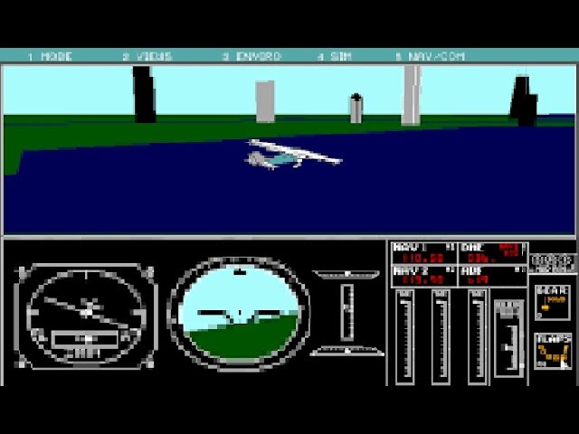 Microsoft Flight Simulator 4.0 PC MSDOS