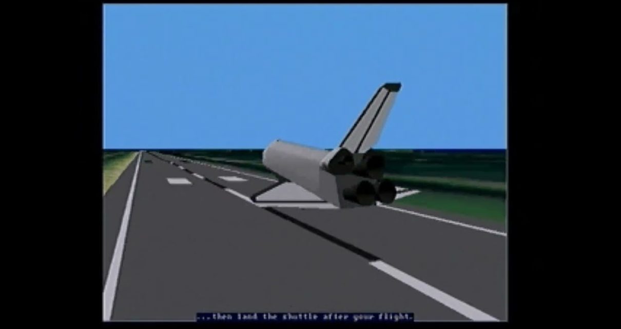 Microsoft Space Simulator PC MSDOS