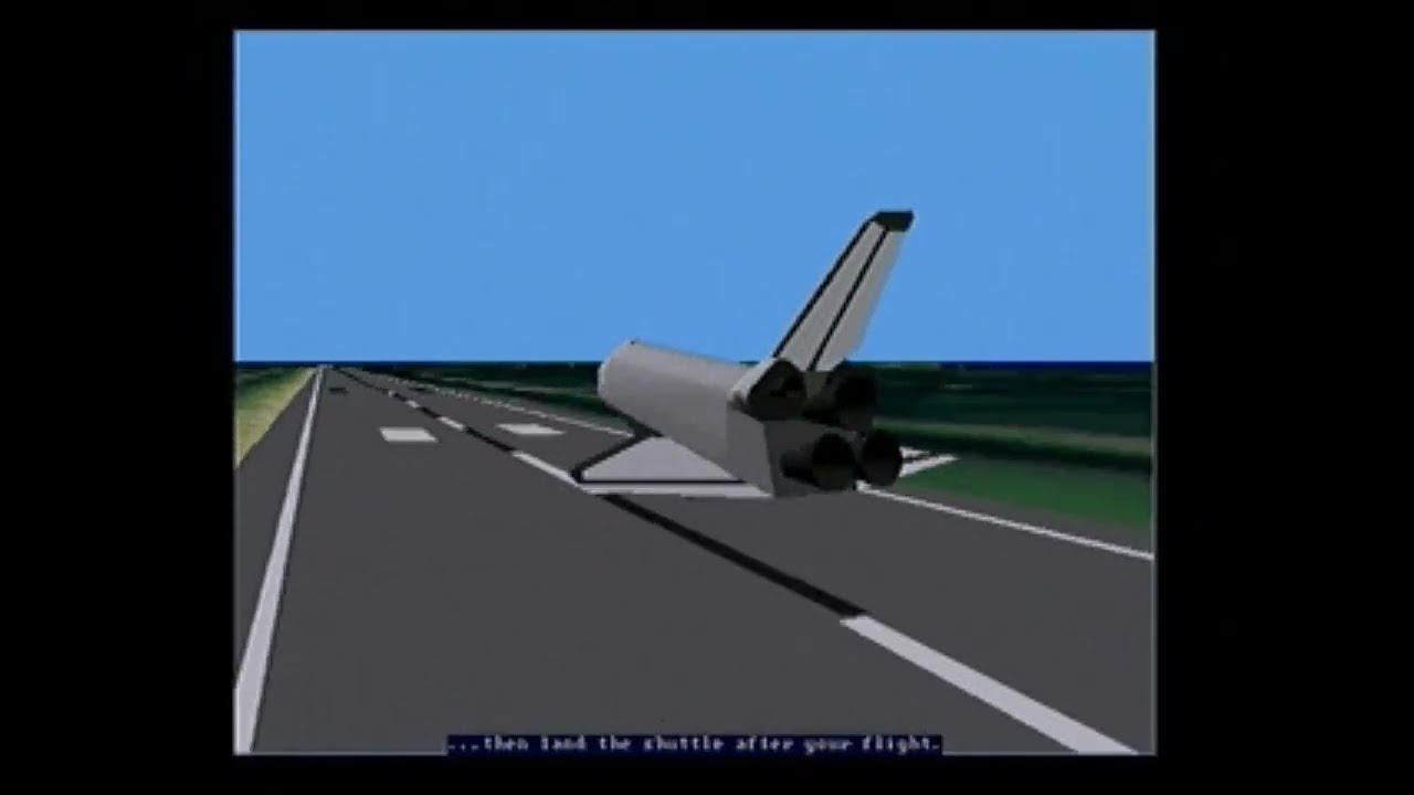 Microsoft Space Simulator PC MSDOS