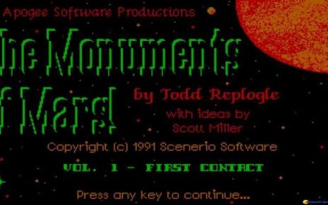 Monuments of Mars PC MSDOS